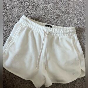 UGG Women's White Fleece Shorts